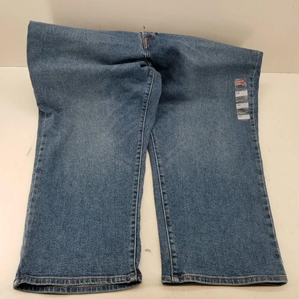 Levi's Premium Wedgie Straight Jeans Womens  Denim  Wash High Rise 22W - Picture 10 of 10